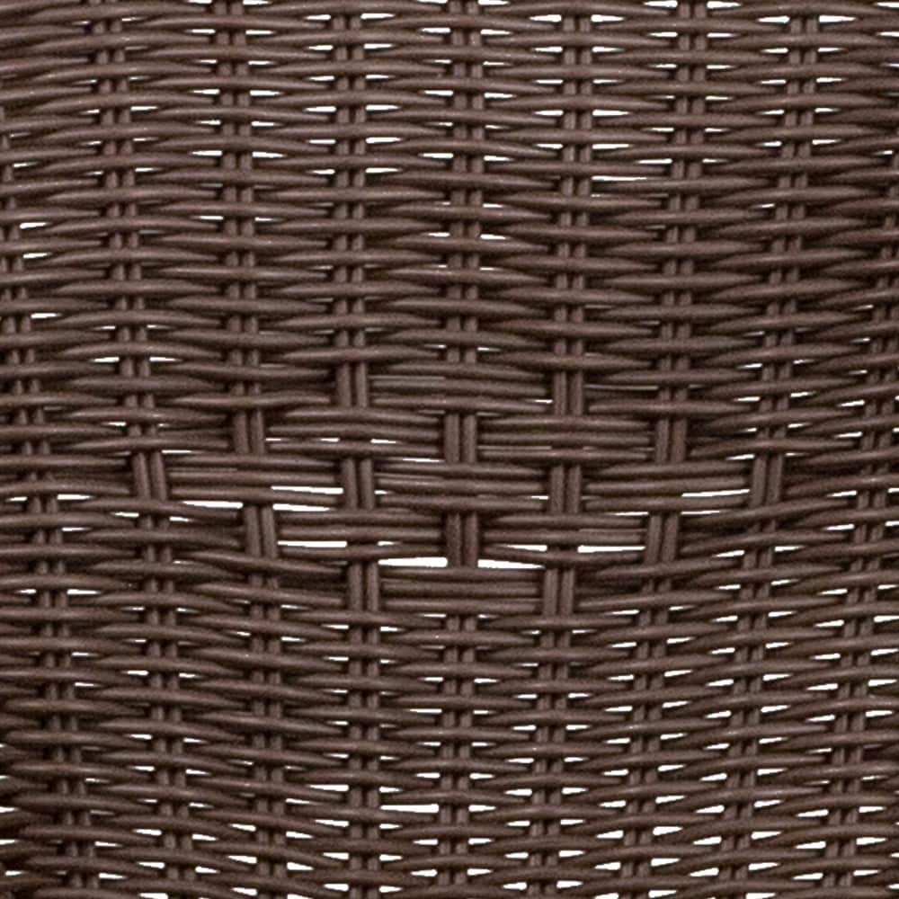 Rattan Bamboo-Aluminum Patio Chairs (Set of 3)
