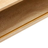 Rattan Coffee table, sliding door for storage