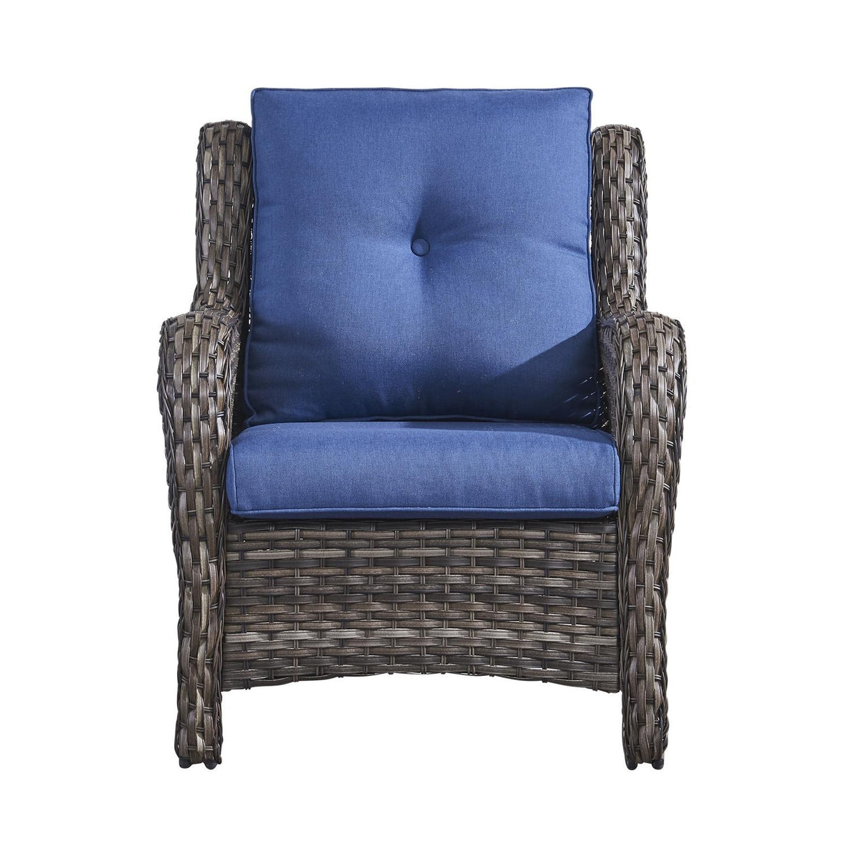 Gymojoy Outdoor Patio Rattan Chairs with Cushions Set of 2
