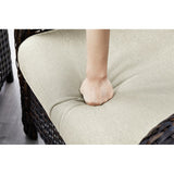 Gymojoy Outdoor Patio Rattan Chairs with Cushions Set of 2
