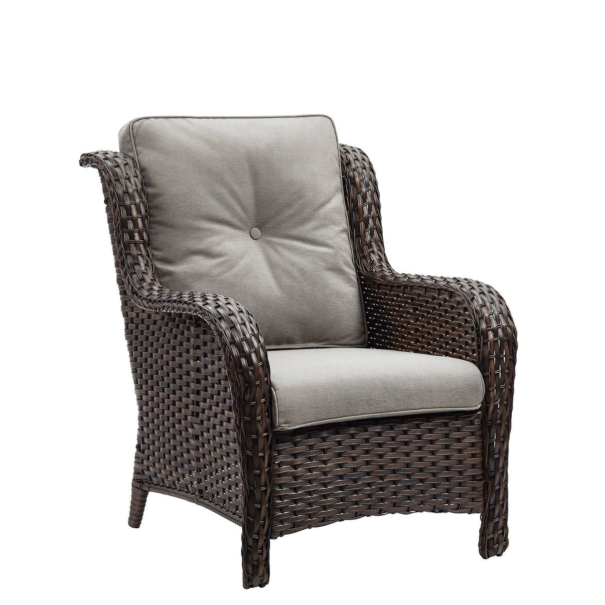 Gymojoy Outdoor Patio Rattan Chairs with Cushions Set of 2