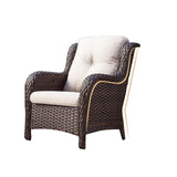 Gymojoy Outdoor Patio Rattan Chairs with Cushions Set of 2