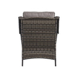 Gymojoy Outdoor Patio Rattan Chairs with Cushions Set of 2