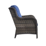 Gymojoy Outdoor Patio Rattan Chairs with Cushions Set of 2