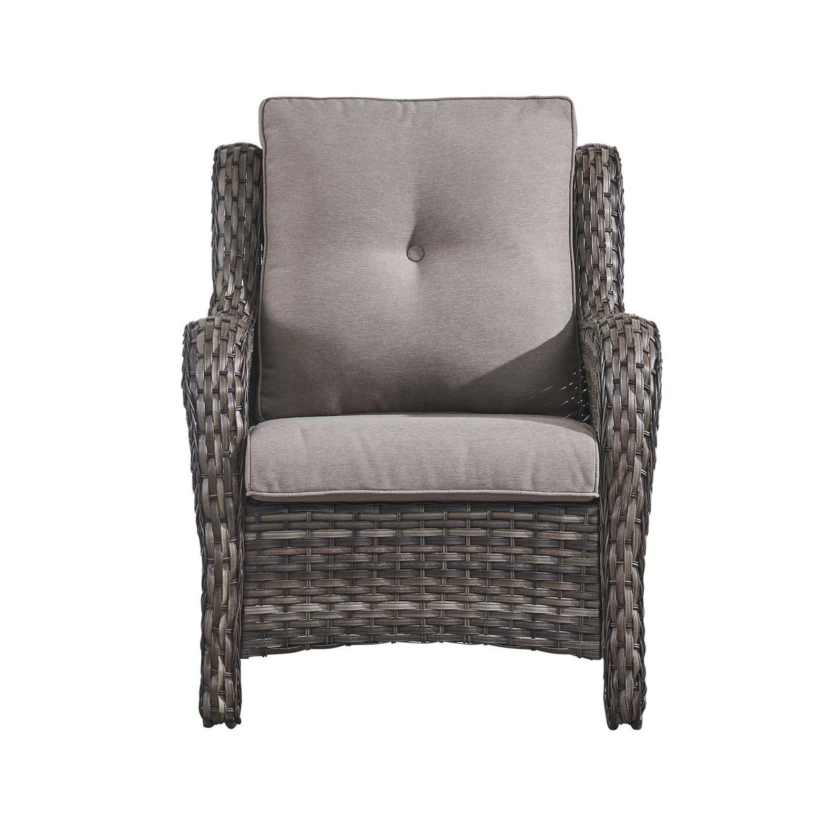 Gymojoy Outdoor Patio Rattan Chairs with Cushions Set of 2