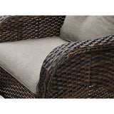 Gymojoy Outdoor Patio Rattan Chairs with Cushions Set of 2