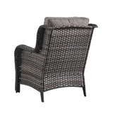 Gymojoy Outdoor Patio Rattan Chairs with Cushions Set of 2