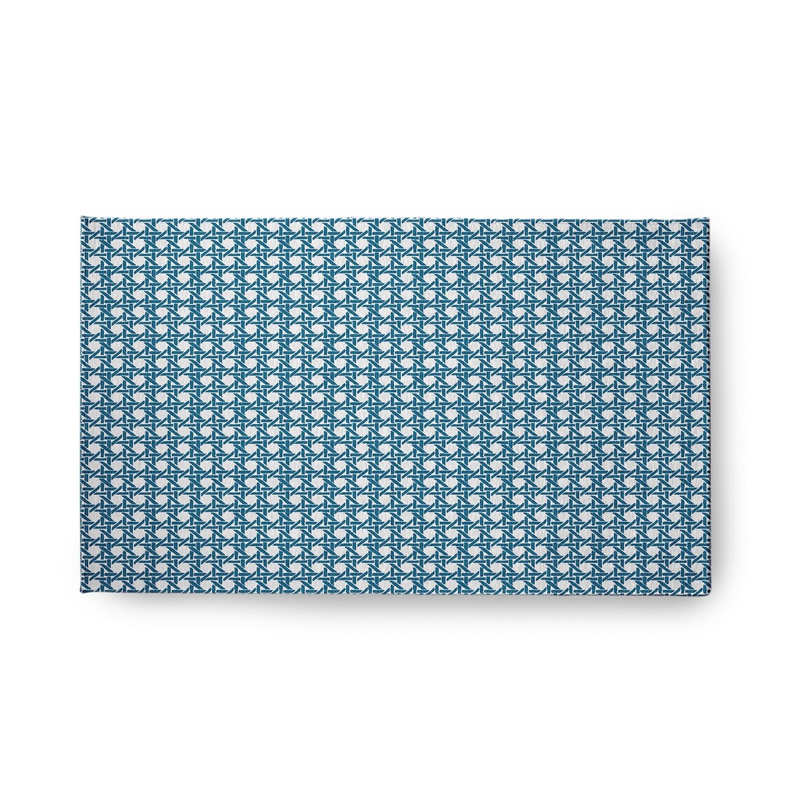 Rattan Geometric Rug
