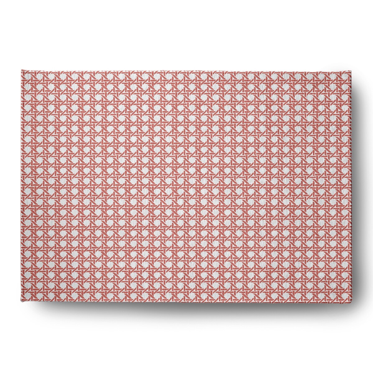 Rattan Geometric Rug