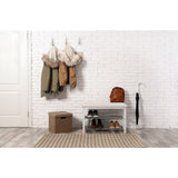 Rattan Geometric Rug