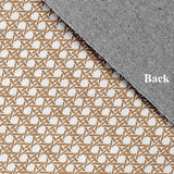 Rattan Geometric Rug