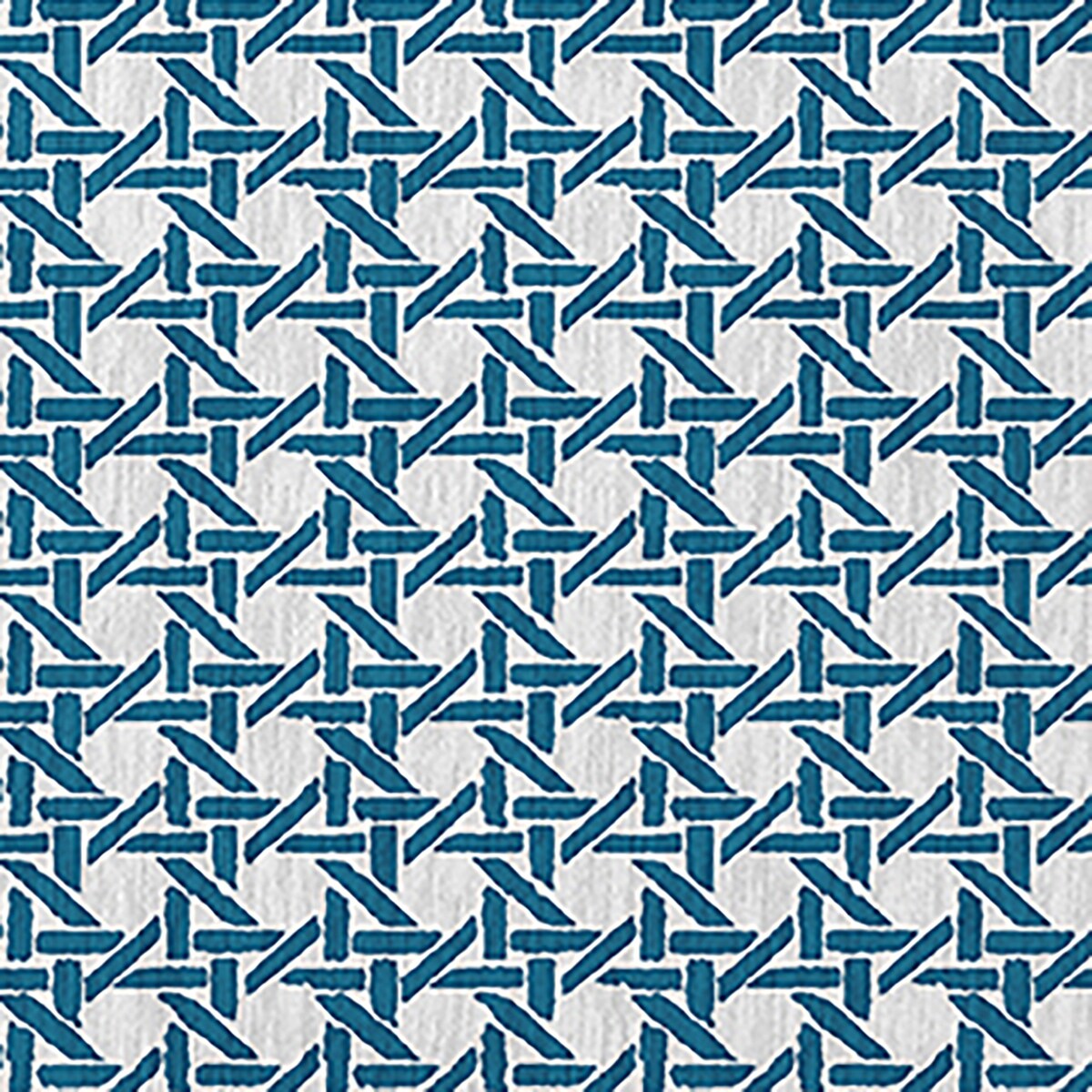 Rattan Geometric Rug