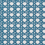 Rattan Geometric Rug
