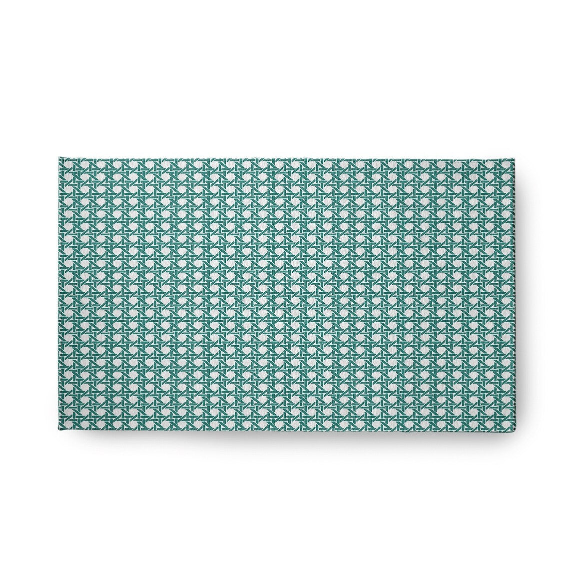 Rattan Geometric Rug