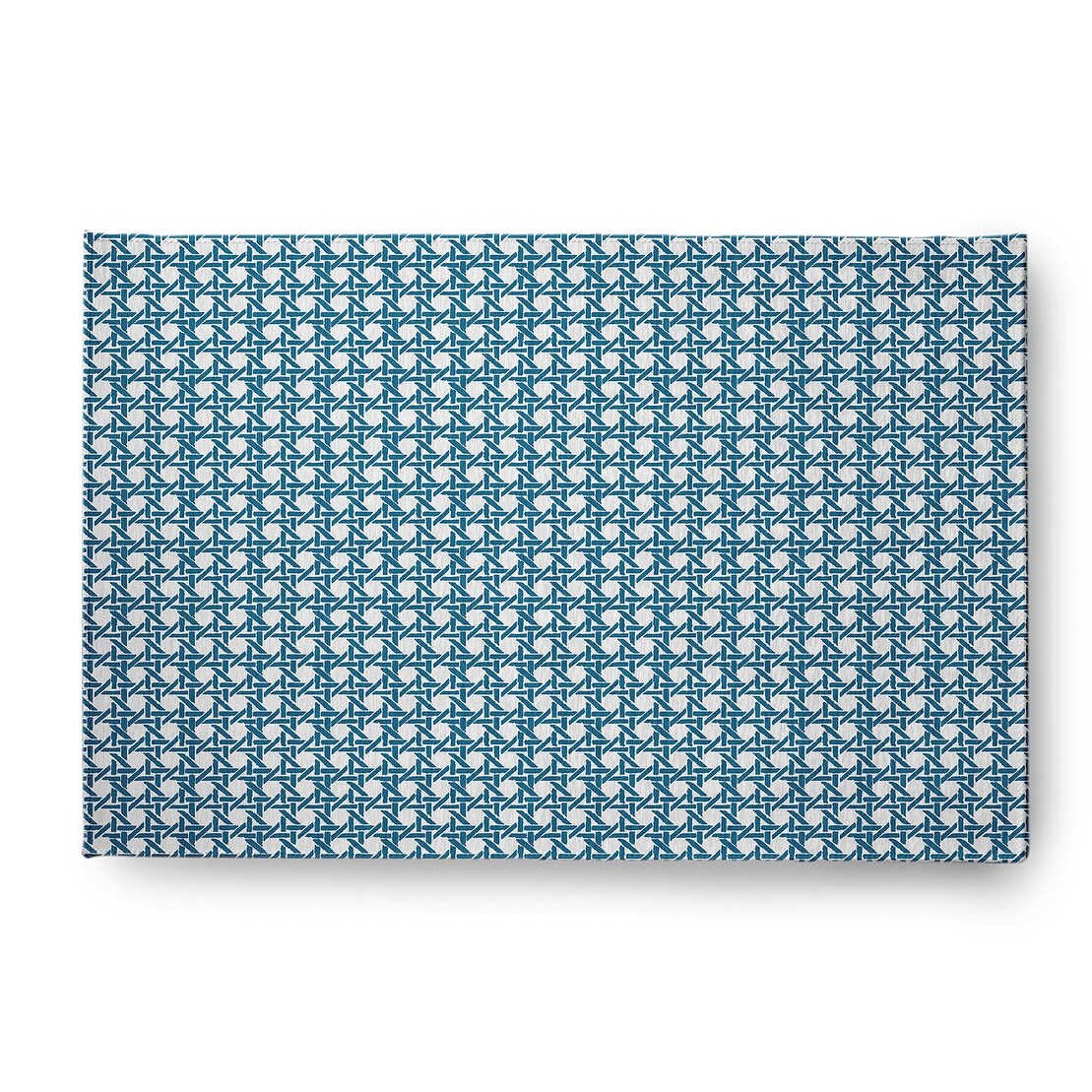 Rattan Geometric Rug