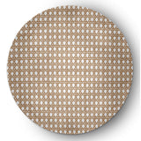 Rattan Geometric Rug
