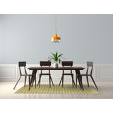 Rattan Geometric Rug