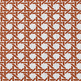 Rattan Geometric Rug