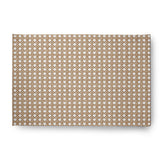 Rattan Geometric Rug