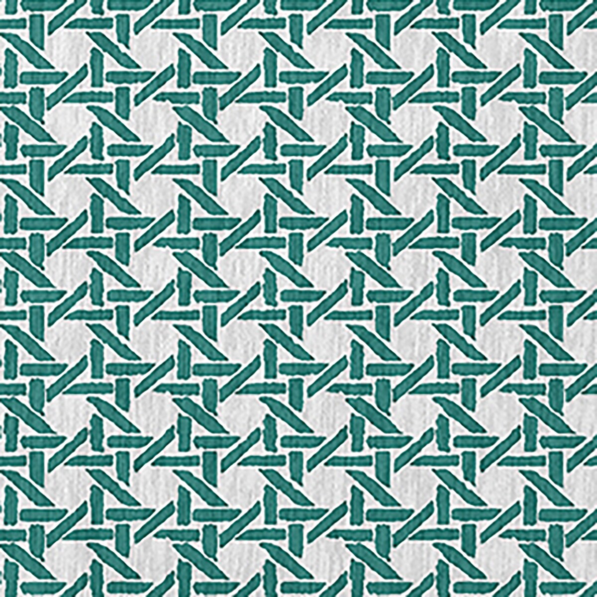 Rattan Geometric Rug
