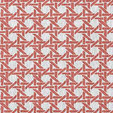 Rattan Geometric Rug