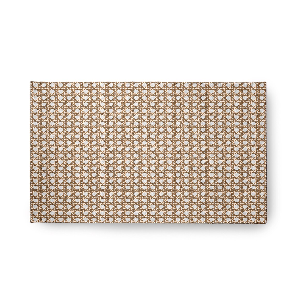 Rattan Geometric Rug