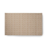 Rattan Geometric Rug