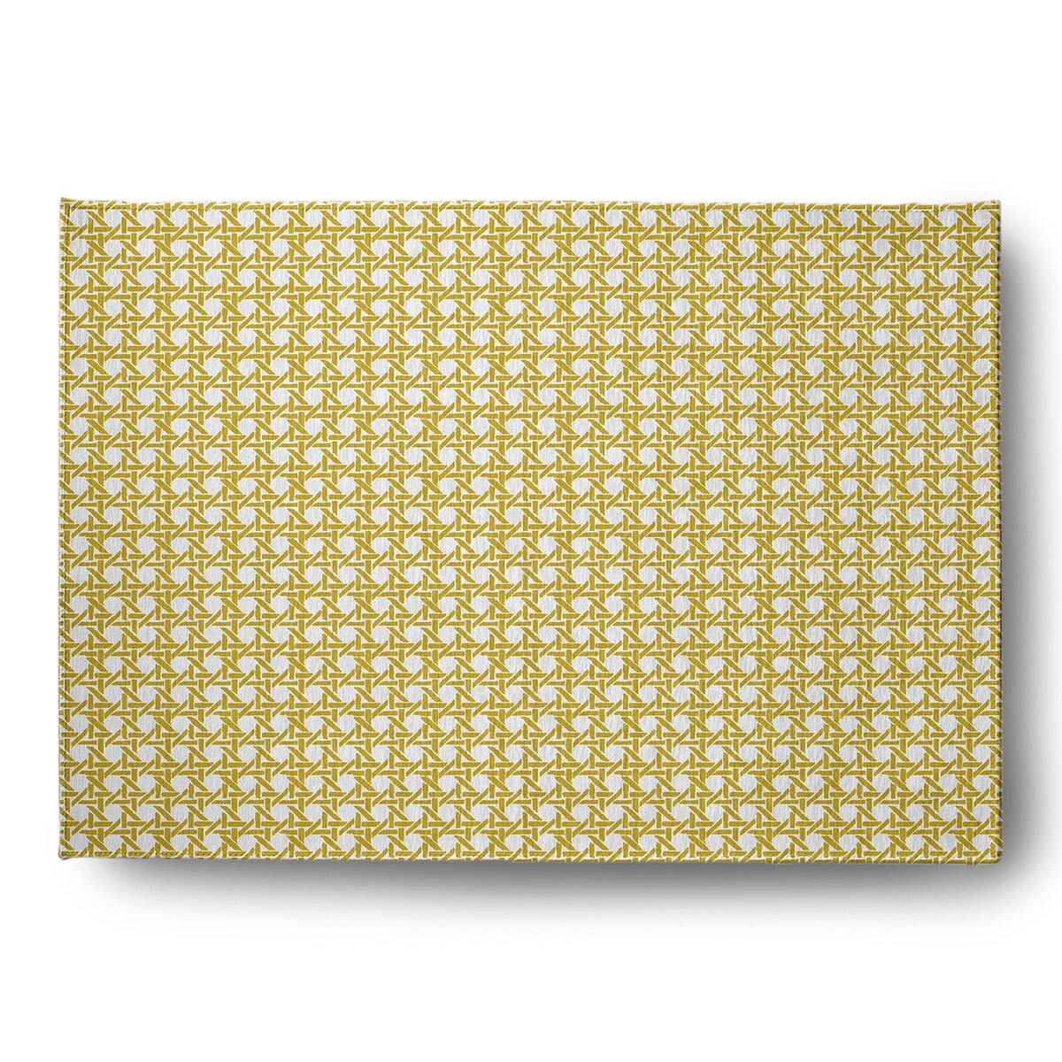 Rattan Geometric Rug