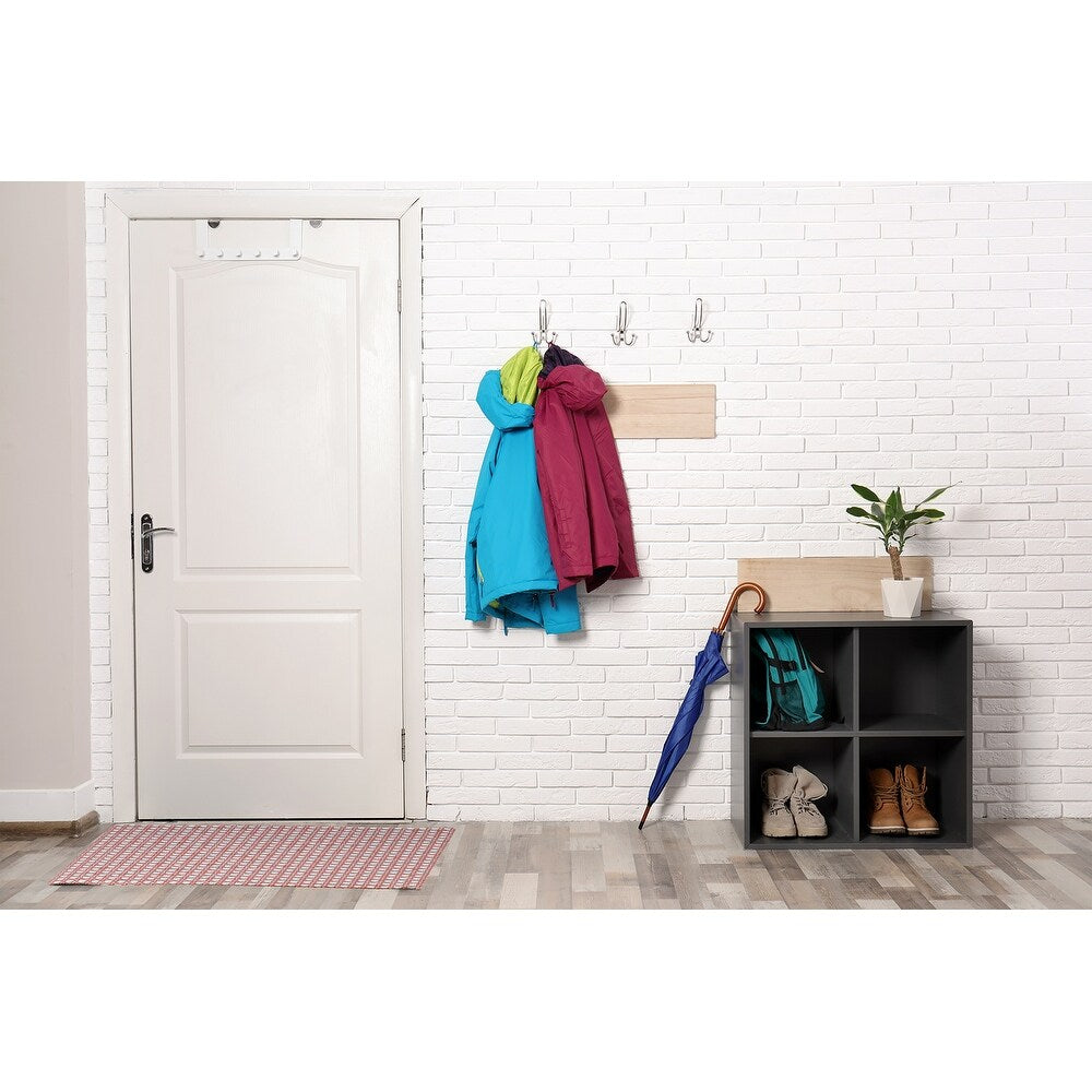 Rattan Geometric Rug