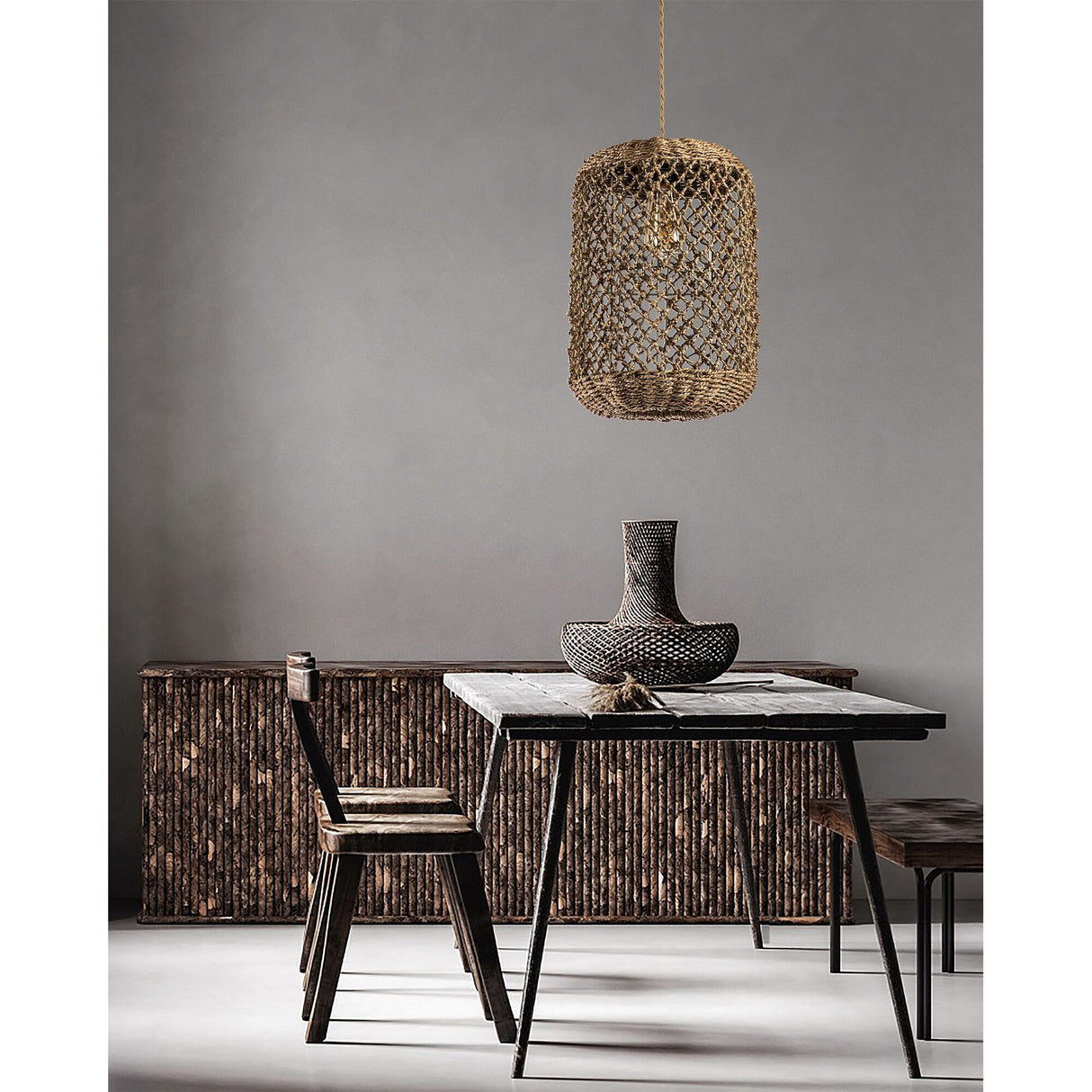 Rattan Pendant Light