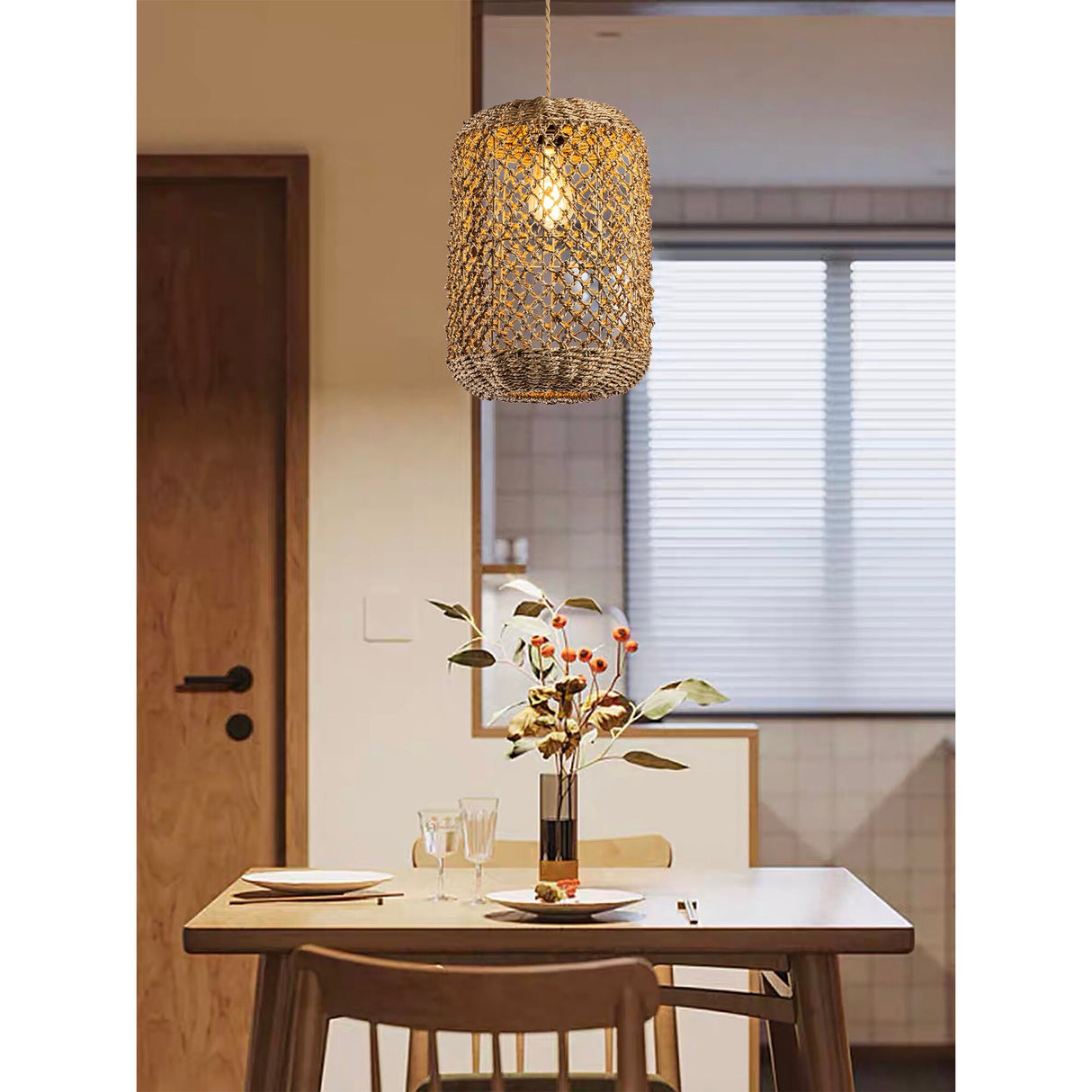 Rattan Pendant Light