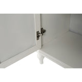 Rattan Storage Cabinet with Doors and Adjustable Shelves,Free Standing Cabinet for Entryway, Living Room,Kitchen