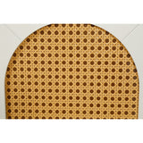 Rattan Storage Cabinet with Doors and Adjustable Shelves,Free Standing Cabinet for Entryway, Living Room,Kitchen