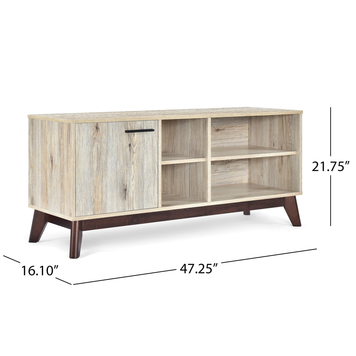 Rattler Mid-century Storage TV Stand by Christopher Knight Home