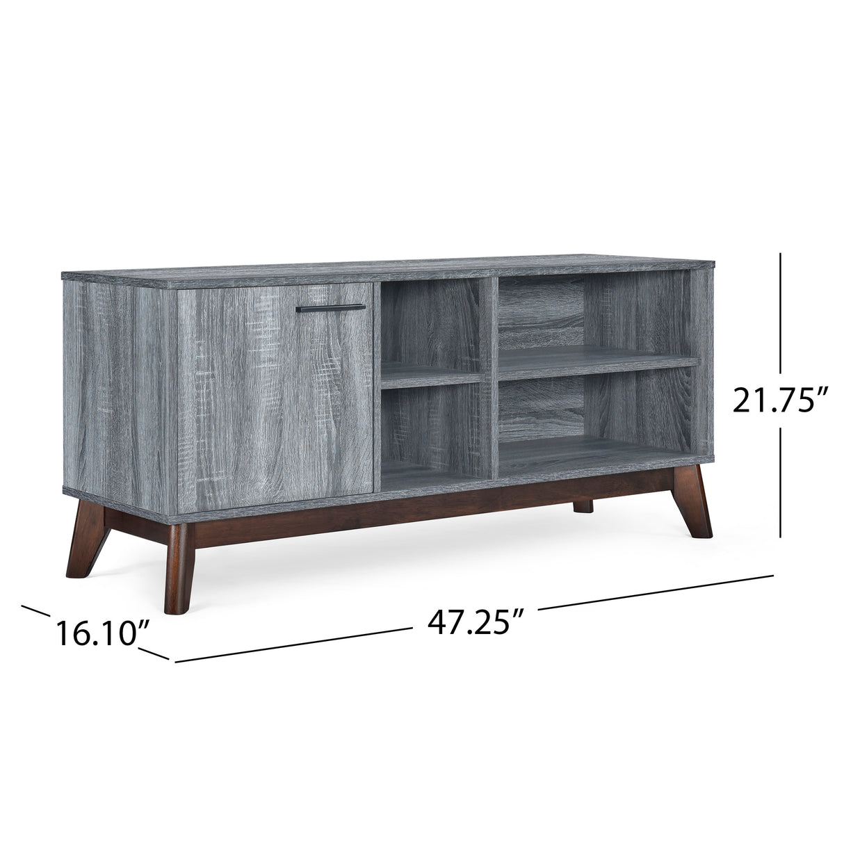 Rattler Mid-century Storage TV Stand by Christopher Knight Home