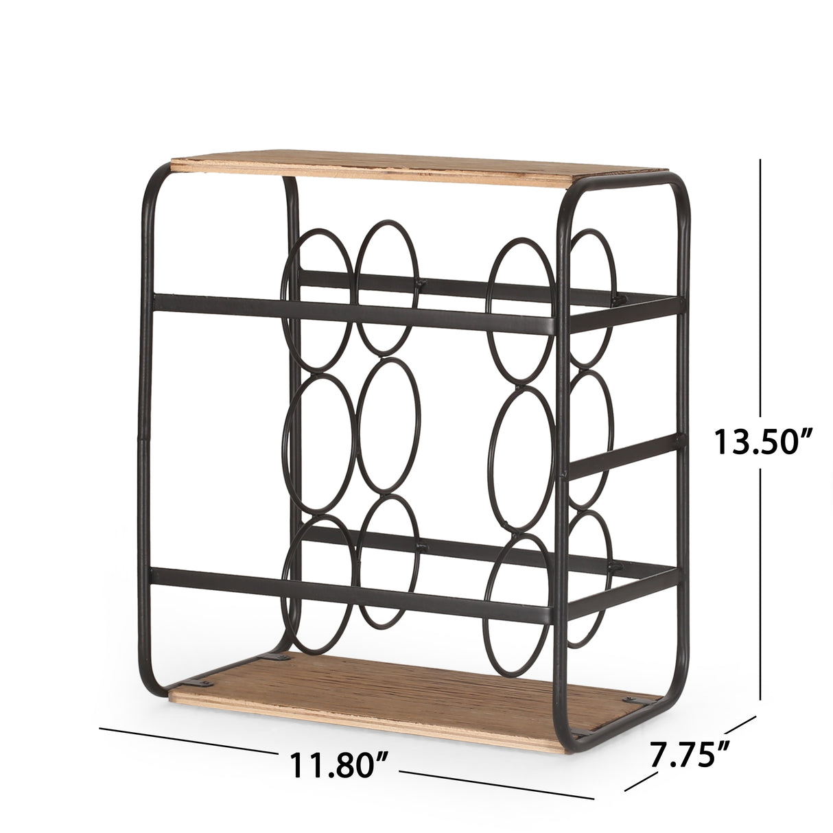 Rauser 6 Bottle Tabletop Wine Rack by Christopher Knight Home