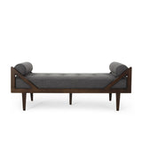 Rayle Tufted Chaise Lounge with Pillows by Christopher Knight Home - 65.00" W x 27.75" D x 23.75" H