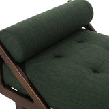 Rayle Tufted Chaise Lounge with Pillows by Christopher Knight Home - 65.00" W x 27.75" D x 23.75" H