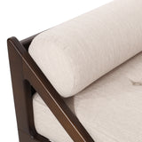 Rayle Tufted Chaise Lounge with Pillows by Christopher Knight Home - 65.00" W x 27.75" D x 23.75" H
