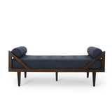 Rayle Tufted Chaise Lounge with Pillows by Christopher Knight Home - 65.00" W x 27.75" D x 23.75" H