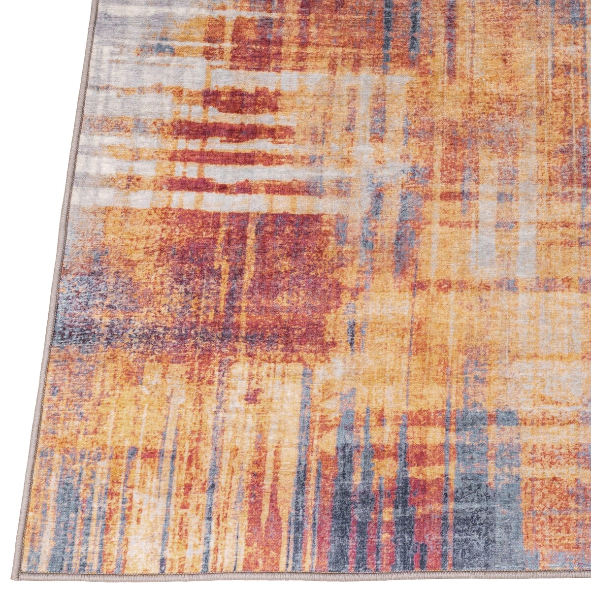 ReaLife Machine Washable Rug - Modern Paintbrush