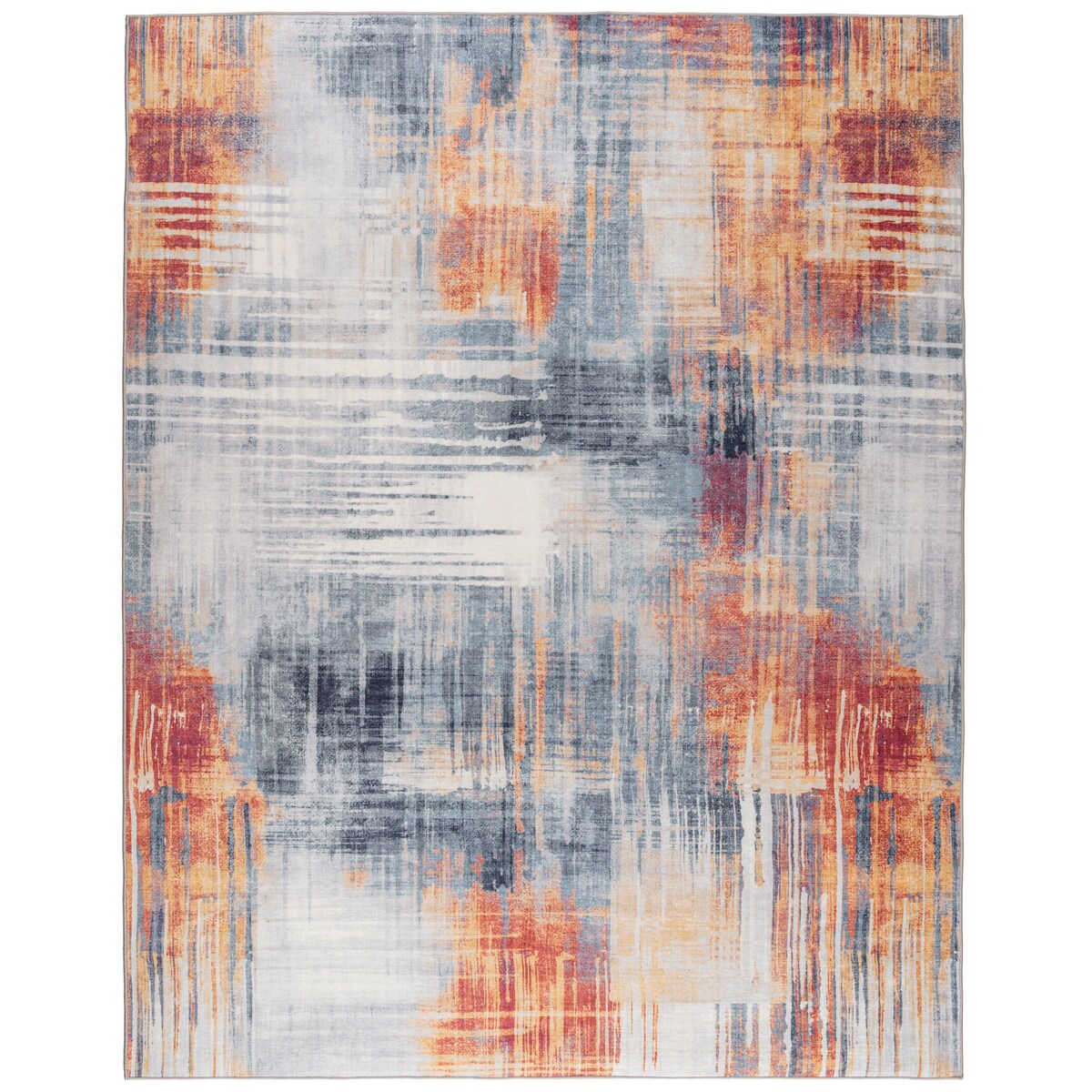 ReaLife Machine Washable Rug - Modern Paintbrush