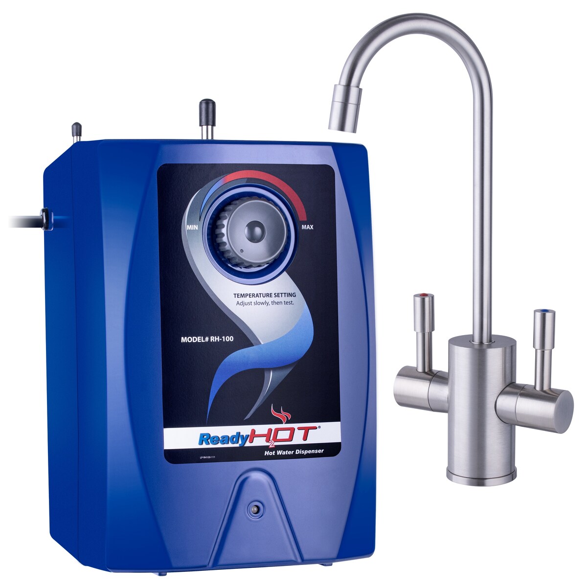Instant Hot Water Dispenser w/ 2-Handle Brushed Nickel Faucet, 780W