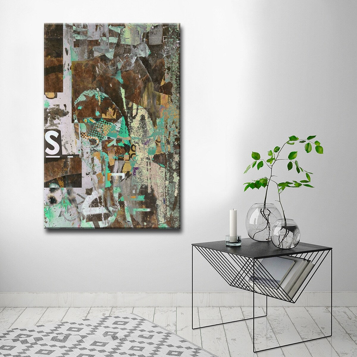 Ready2HangArt 'Abstract ABS II' Modern Canvas Wall Art
