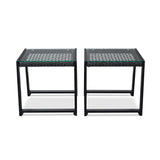 Calvin 20" End Table Set of Two in Black by Real Flame