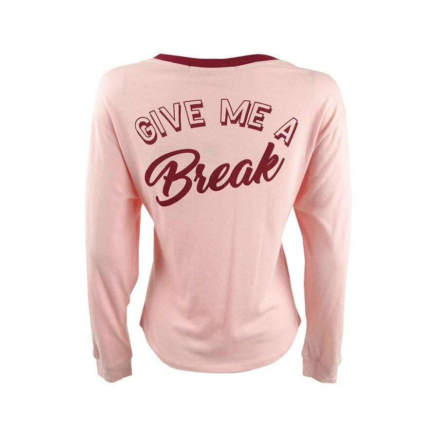 Rebellious One Juniors' Cotton Coffee Break Graphic T-Shirt