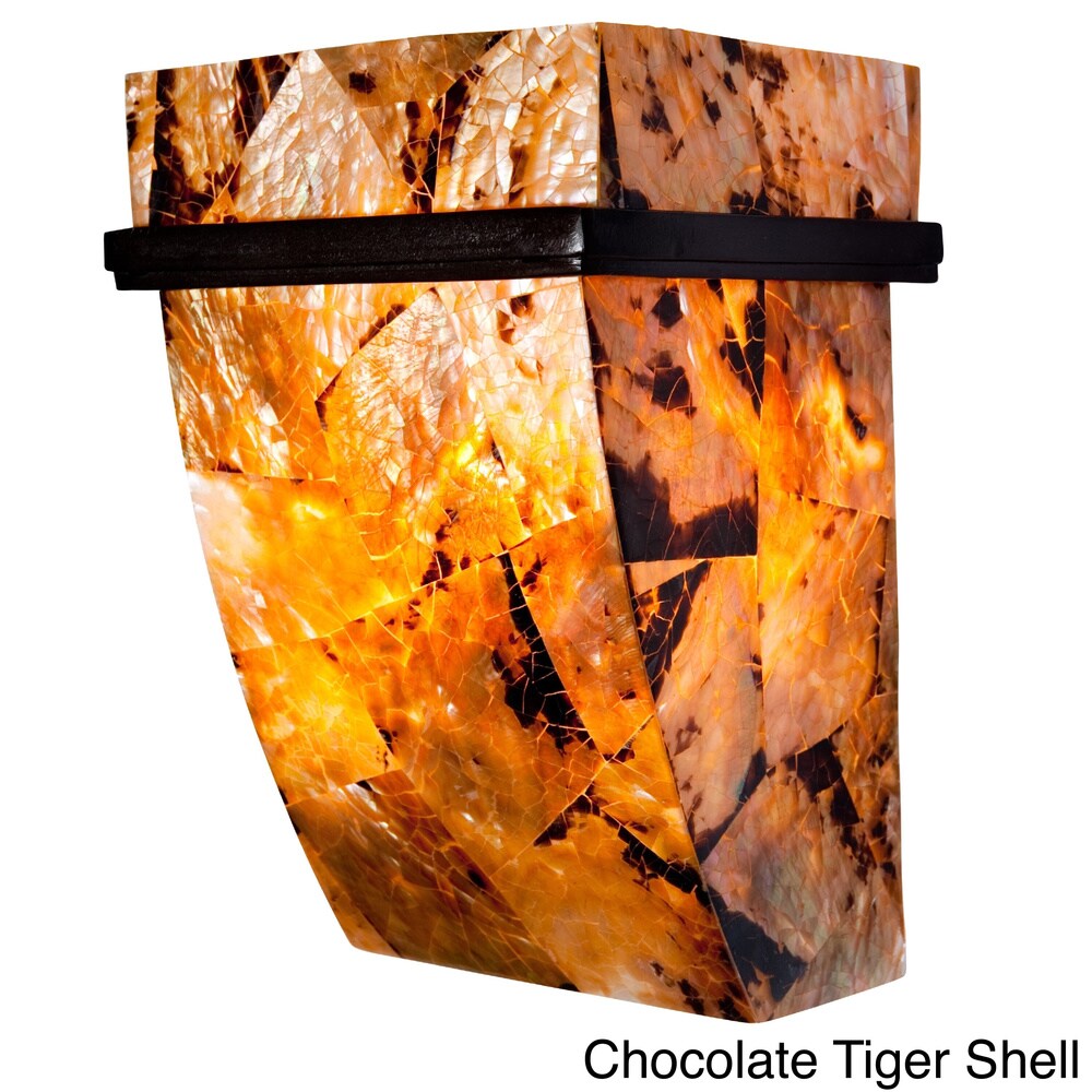 Varaluz Big Reclaimed Shell 1-light Sconce