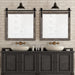 Reclaimed Gray Seneca Barn Door Mirror