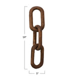 Reclaimed Wood Chain with 3 Links