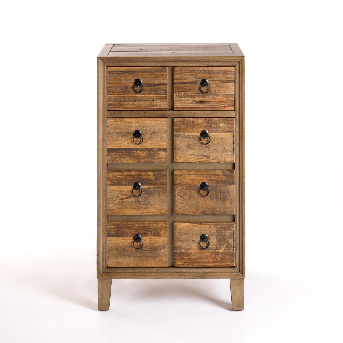 Reclaimed Wood Keeping Drawers Small Cabinet